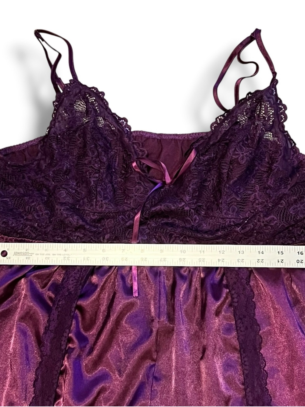 Sexy Bodysuit Playsuit Teddy Romper Lingerie Purple Plus Size 3XL C-9 - Picture 8 of 9
